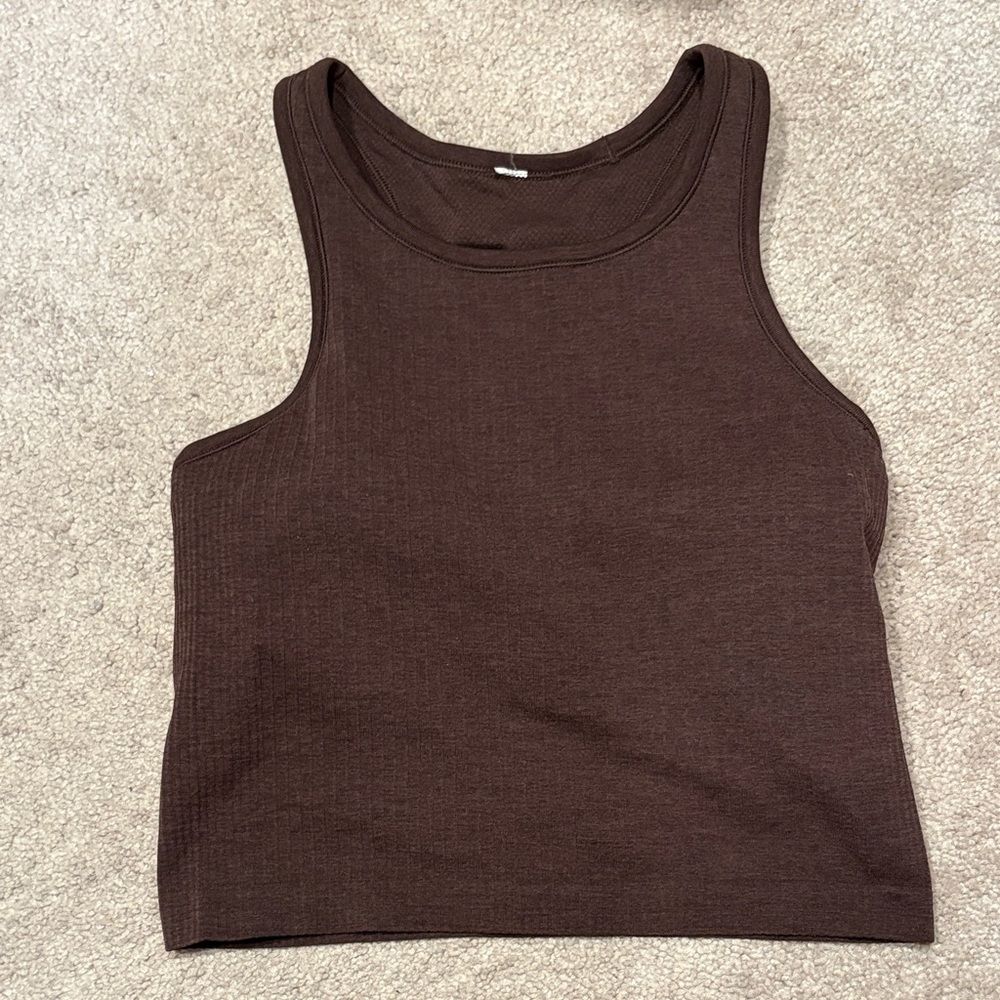 Lululemon ebb to street ribbed tank